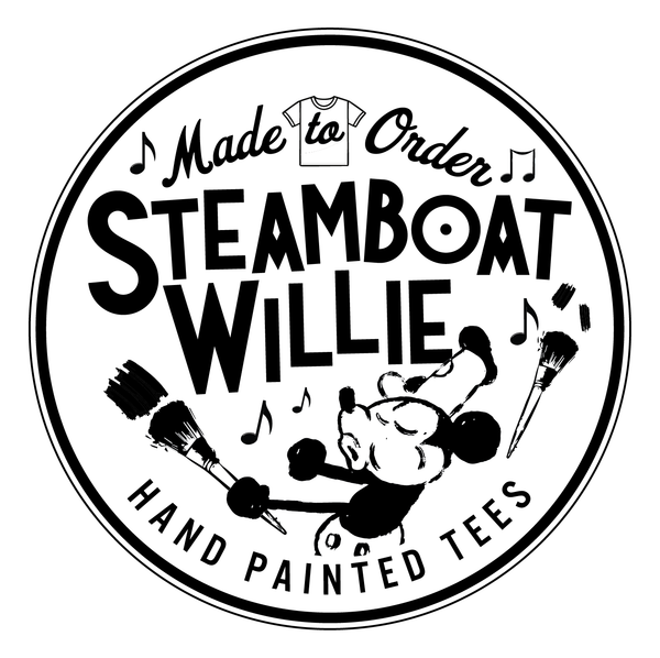 Steamboat Willie Hand Painted T-Shirts